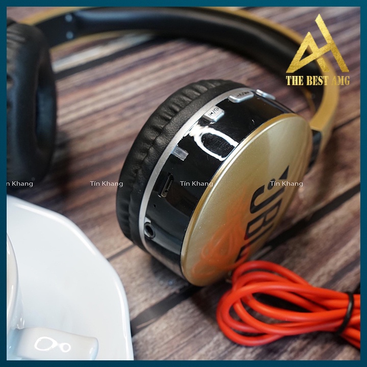 Tai Nghe Chụp Tai Có Mic Headphone Bluetooth JBL B74 Tai Nghe Nhạc Tay Nghe Điện Thoại Không Dây Trùm Tai Mini