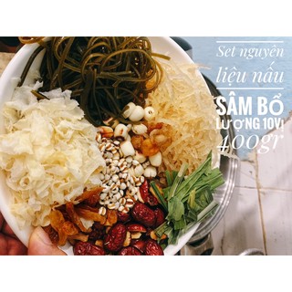 nguyên liệu nấu chè sâm bổ lượng 400gr 10vị