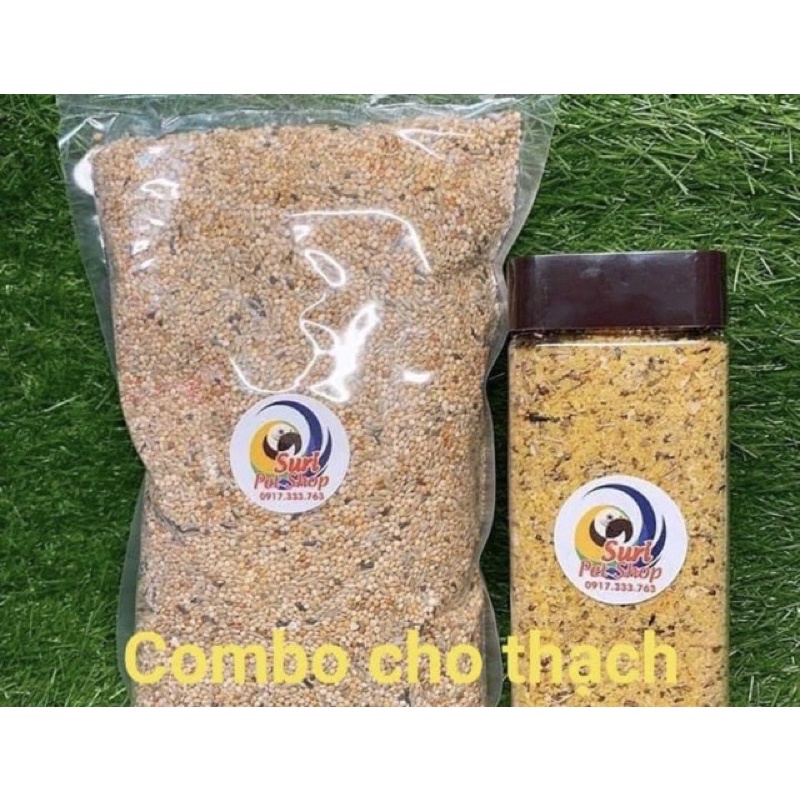 Combo hạt và cám trứng cho Thạch Yến và Bảy màu