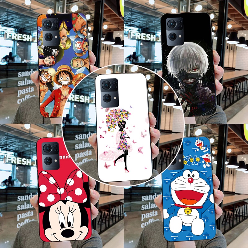 Ốp Điện Thoại TPU Silicon Hình Doraemon Cho OPPO Reno 7 7Z 5G Reno 7 Pro