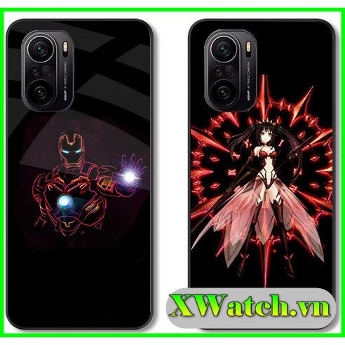 Ốp lưng họa tiết phủ bóng đẹp mắt Redmi K40 / K40 pro Redmi note 10 / Note 10 pro P1