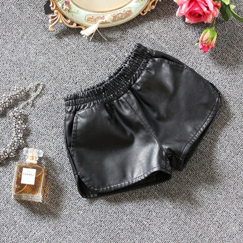 Quần Short legging giả da thời trang mùa đông sành điệu cho nữ