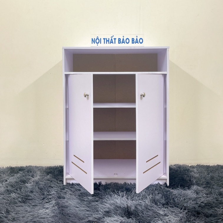 Tủ Gỗ Đa Năng Tủ Đựng Giày Dép Kệ Gỗ Trang Trí Phòng Chất Liệu MDF Chống Nước - T60
