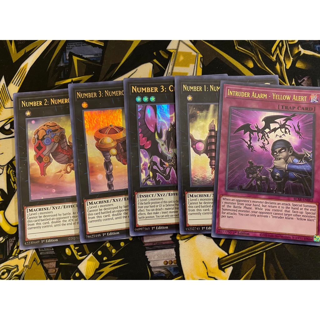 thẻ bài Yugioh! bộ thẻ bài Number BLAR Ultra Rare