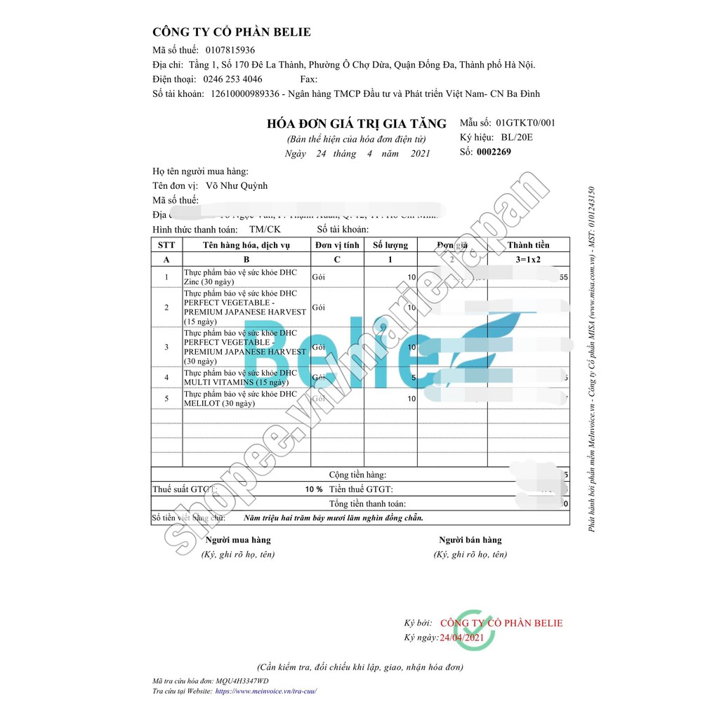 Viên Uống DHC Hỗ Trợ Giảm Mỡ Đùi Melilot Nhật Bản