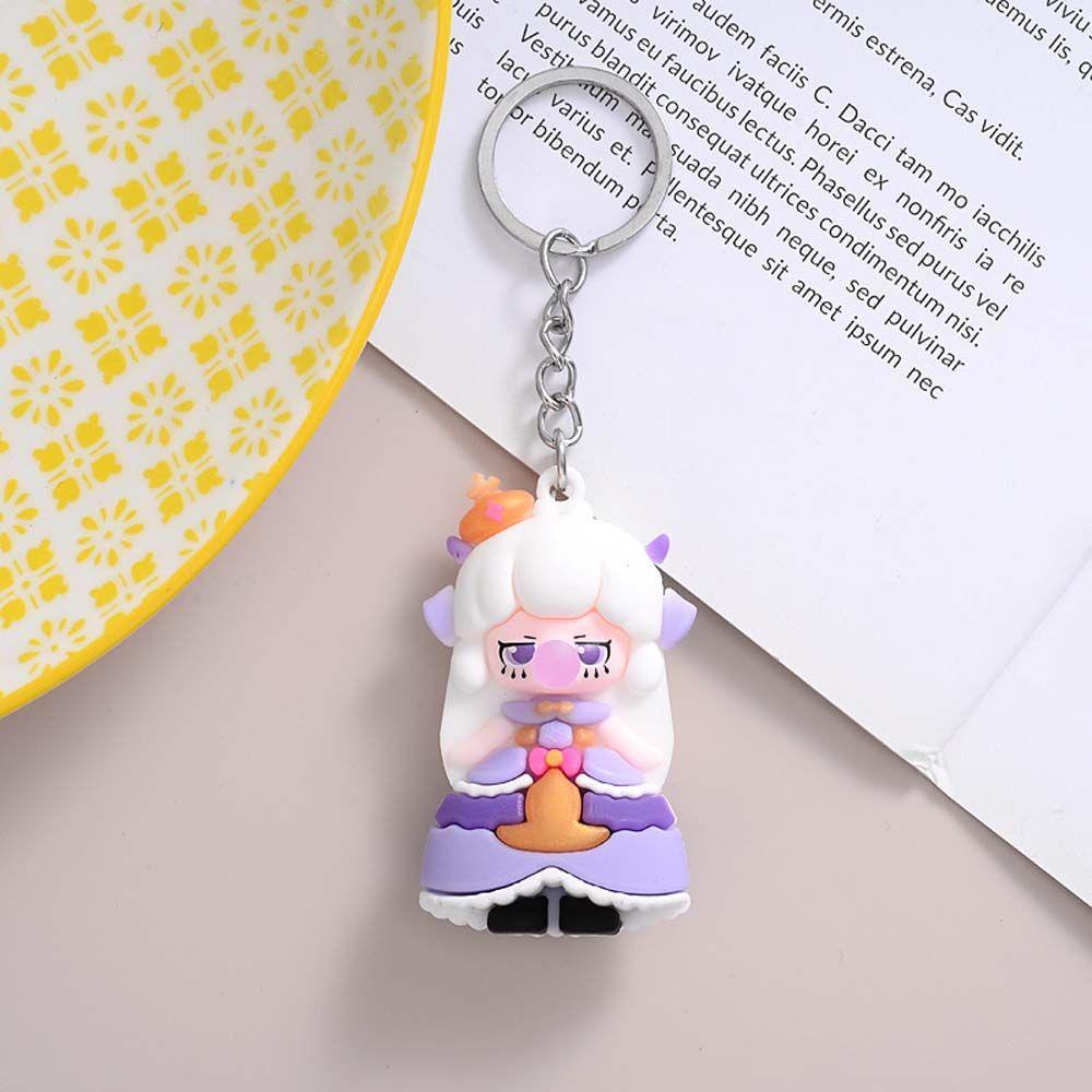LANFY Móc Khóa Hình Cô Gái Thổi Bong Bóng Thời Trang