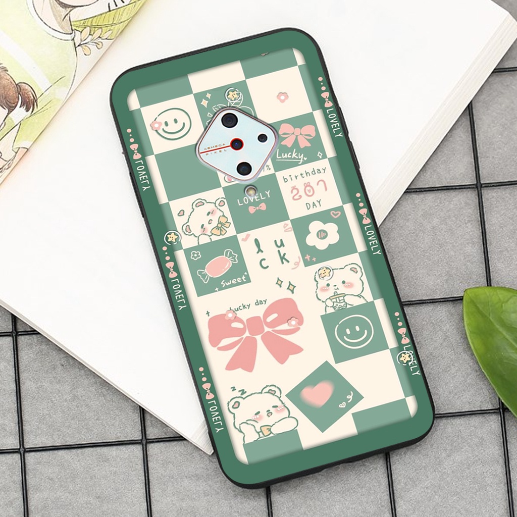 Ốp lưng Vivo S1 PRO in hình cao cấp mẫu kẻ caro,mikenbe@r siêu hot