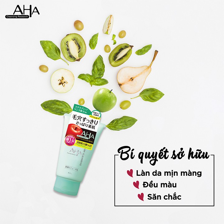 Sữa Rửa Mặt Aha Từ Trái Cây Cleansing Research Wash Cleansing 120g