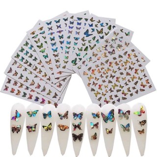 Sticker Bướm Phản Quang Nail - manh219