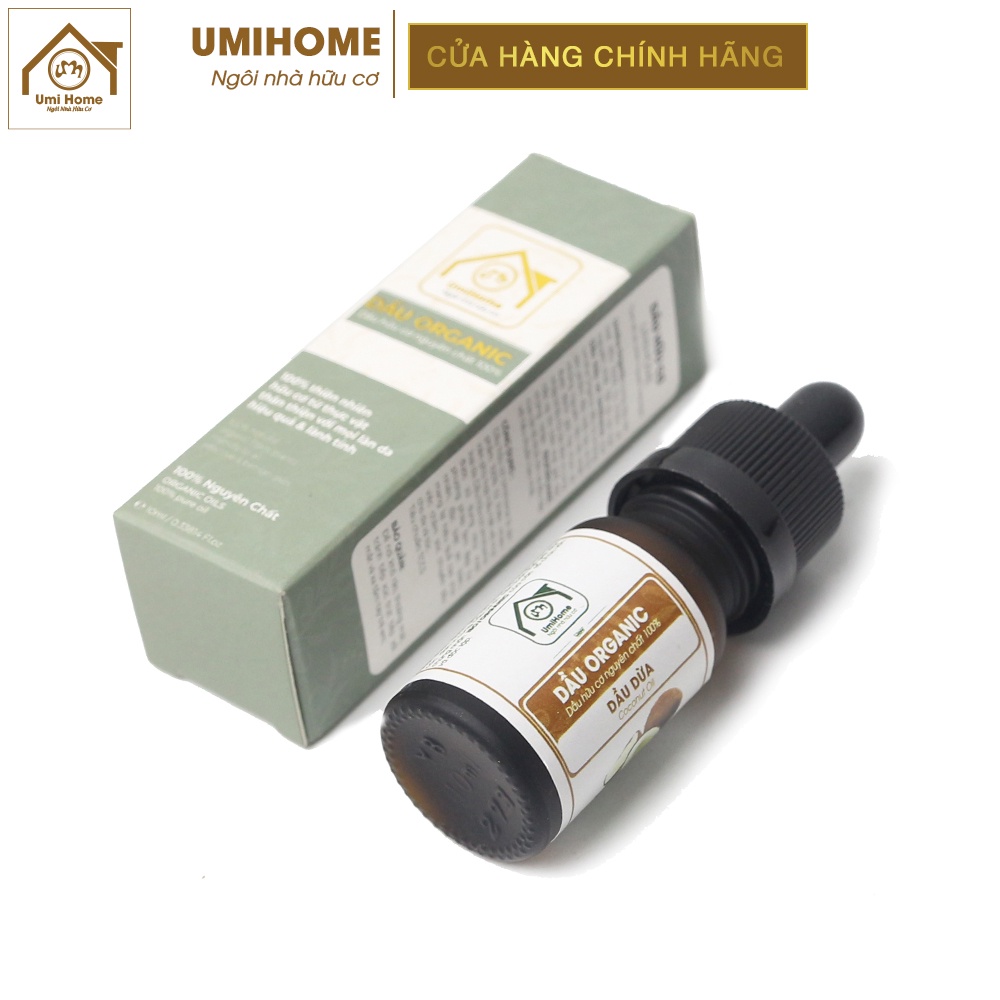 Dầu Dừa massage thư giãn tái tạo da hữu cơ UMIHOME nguyên chất 30ML