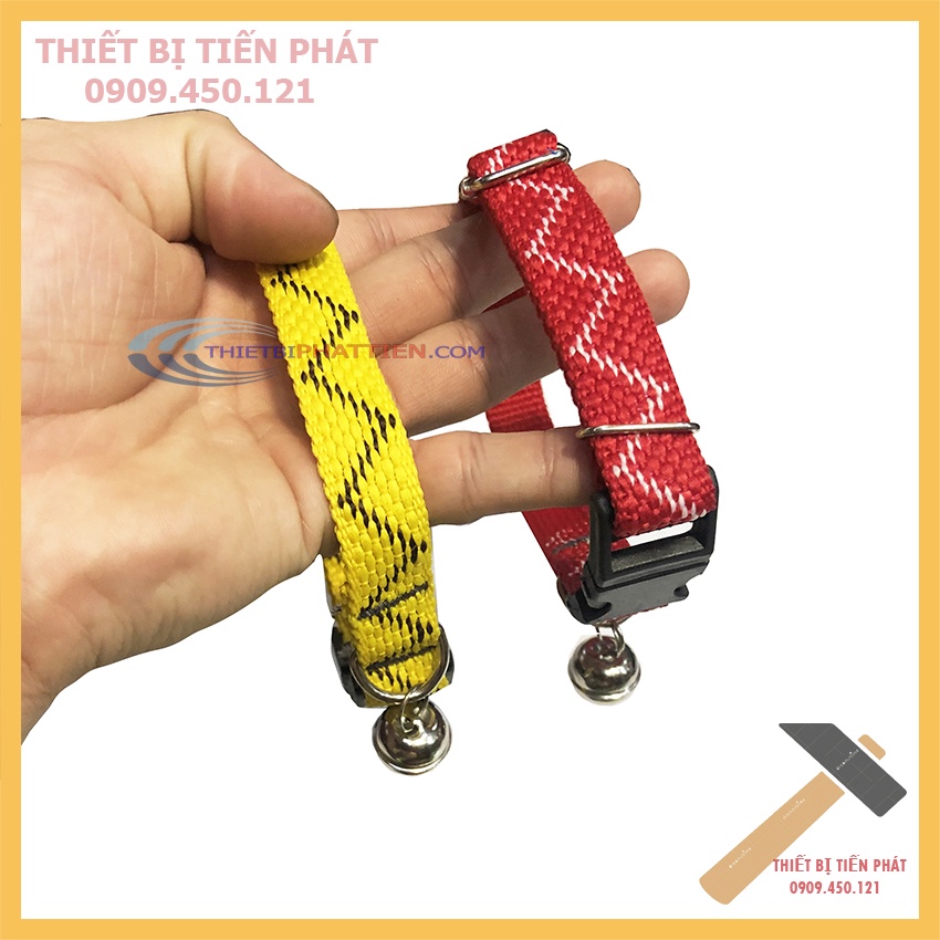 Vòng Cổ Cho Chó Mèo Tích Hợp Chuông Cho Chó Nhỏ Loại Dày