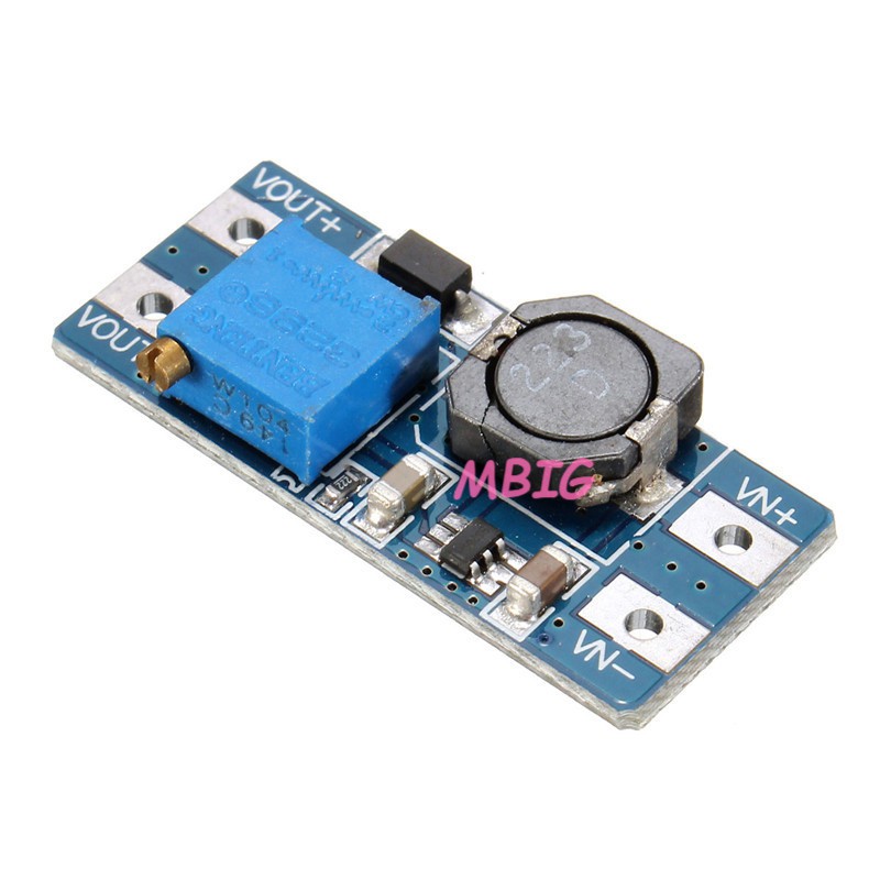 Mô-đun tăng áp DC-DC MT3608 2A 2-24V điều chỉnh được cho Arduino