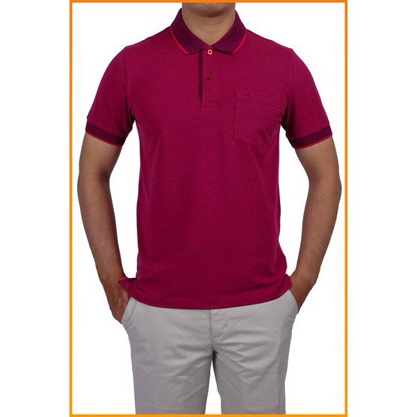 Áo thun polo nam Merriman chất liệu thoáng mát nhiều màu mã THMTS03-MAGENTA