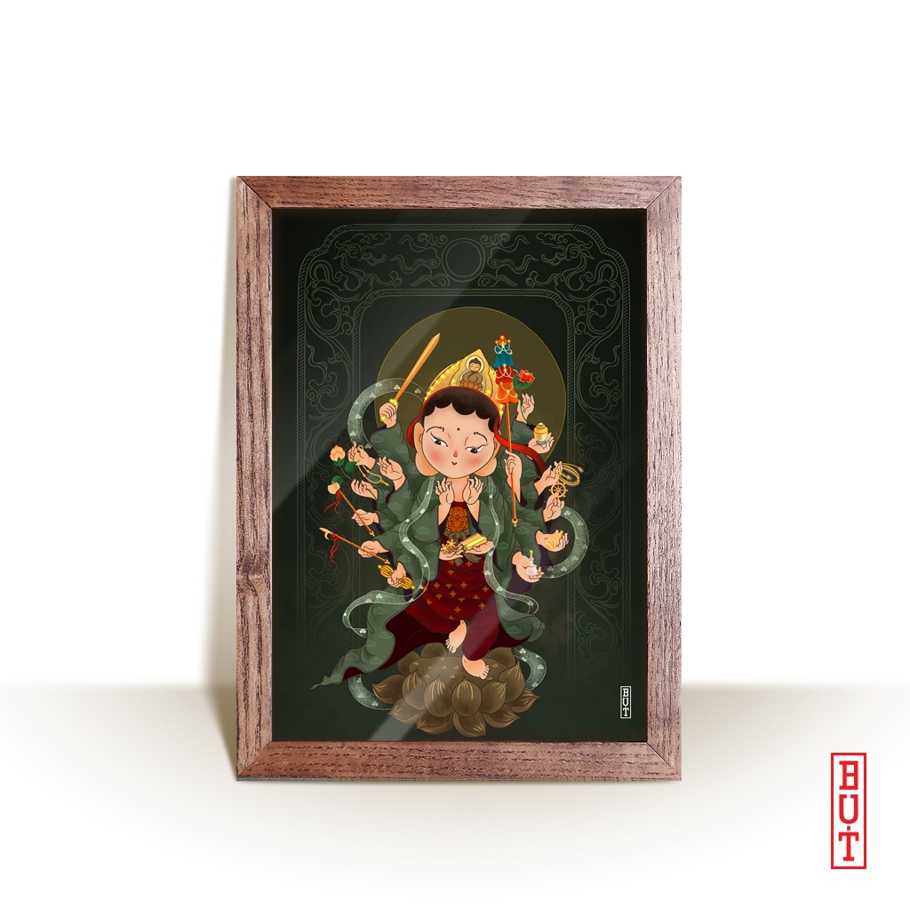 [Tranh Phật và Bồ Tát] Phật Mẫu Chuẩn Đề