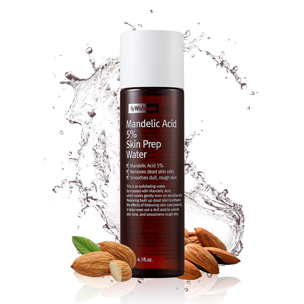 Toner Tẩy Da Chết Hóa Học By Wishtrend Mandelic Acid 5% Skin Prep Water 120ml