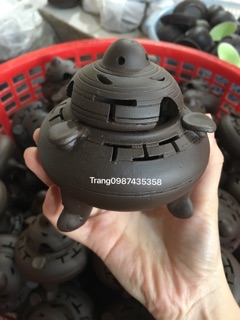Lư gốm đốt trầm hương gốm Bát Tràng
