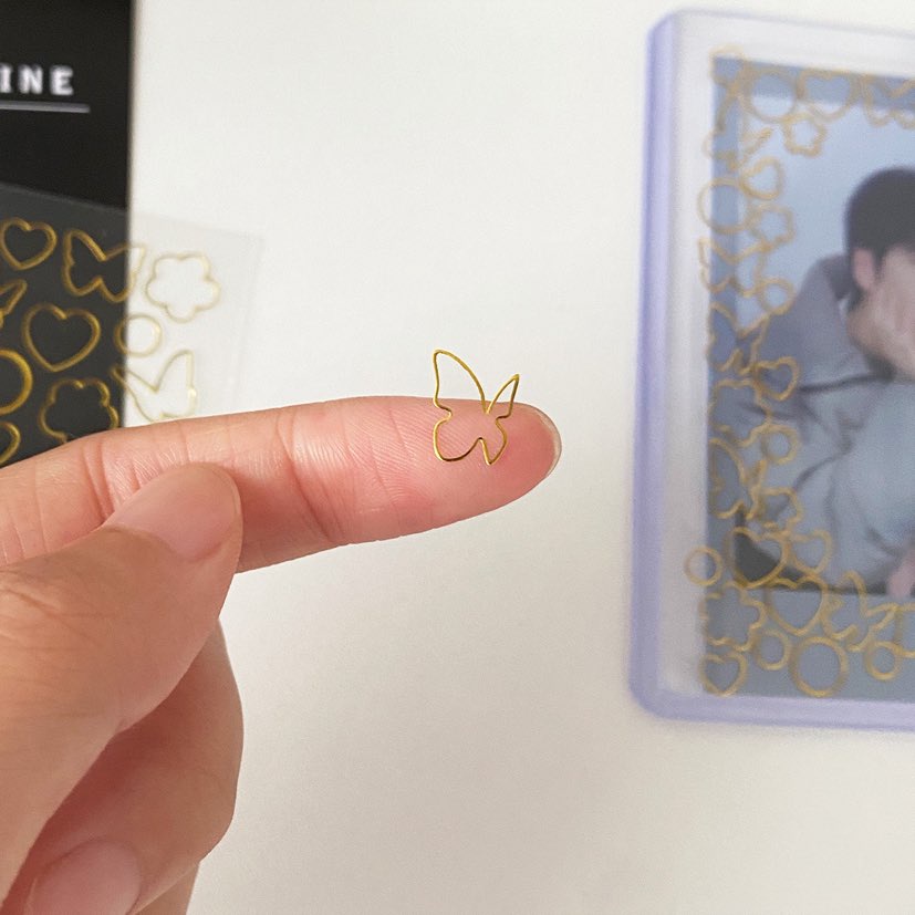 Sticker nổi Twinkle Line phong cách Hàn Quốc trang trí số tay, toploader
