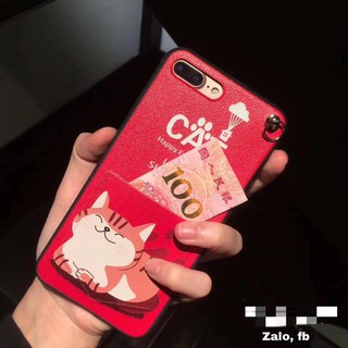 Ốp Mèo có ngăn đựng tiền