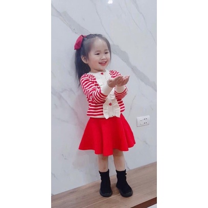 Bộ váy len bé gái - hàng QC cao cấp