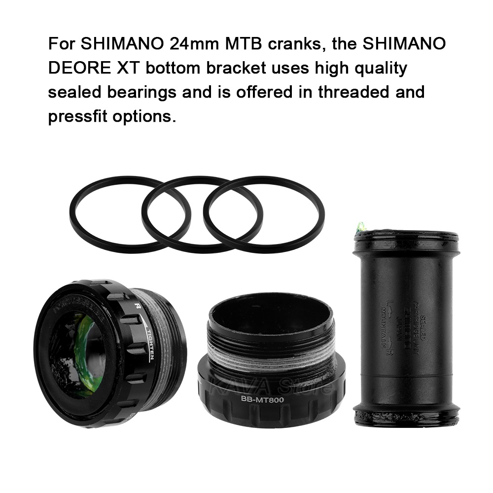 Trục giữa xe đạp WALGUN Shimano Deore XT MT800 BSA 68/73mm BB-MT500 PA BB 89.5/92mm MTB M6000 M7000