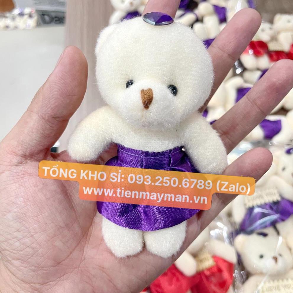 Combo 10 gấu bông mặc váy xinh xắn mềm mại làm quà tặng, nhiều mẫu