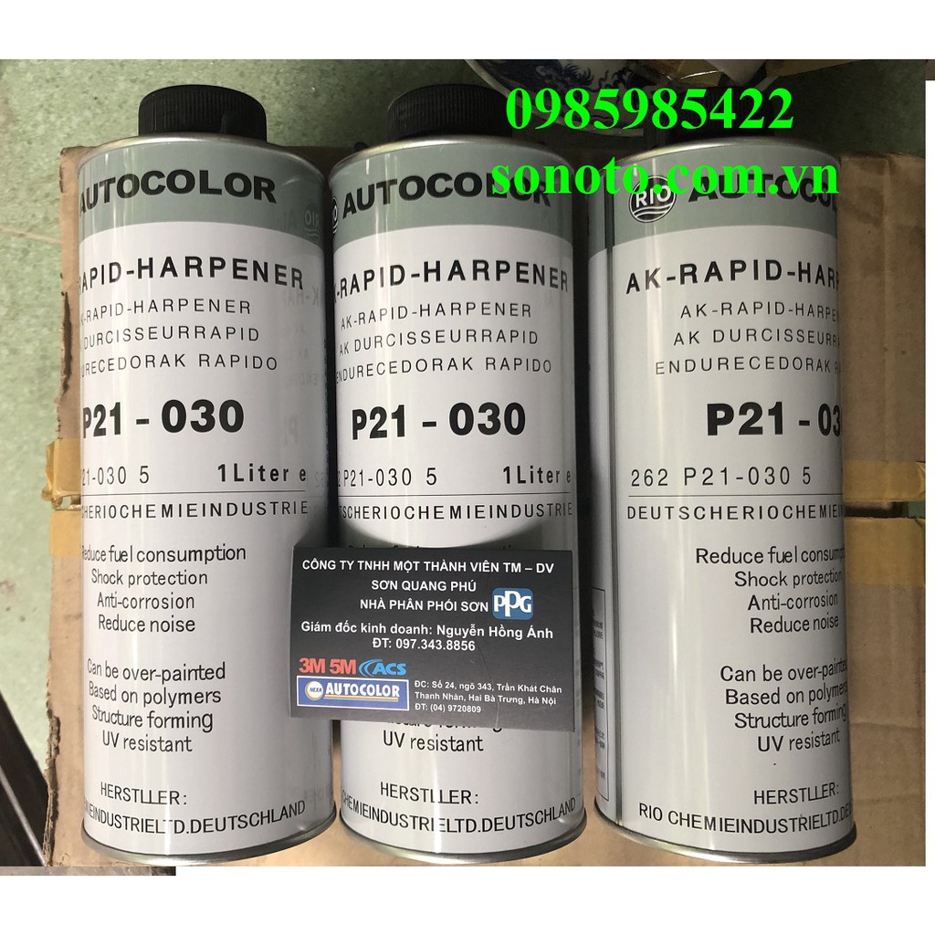 12 chai Xịt gầm chống ồn, chống gỉ, đá văng, sơn sần Autocolor P21-030 lon 1 Lít SONQUANGPHU422
