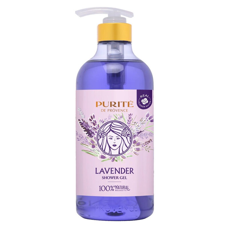 Sữa Tắm Purité Thư Giãn Da Hương Hoa Oải Hương Lavender Shower Gel 850ml