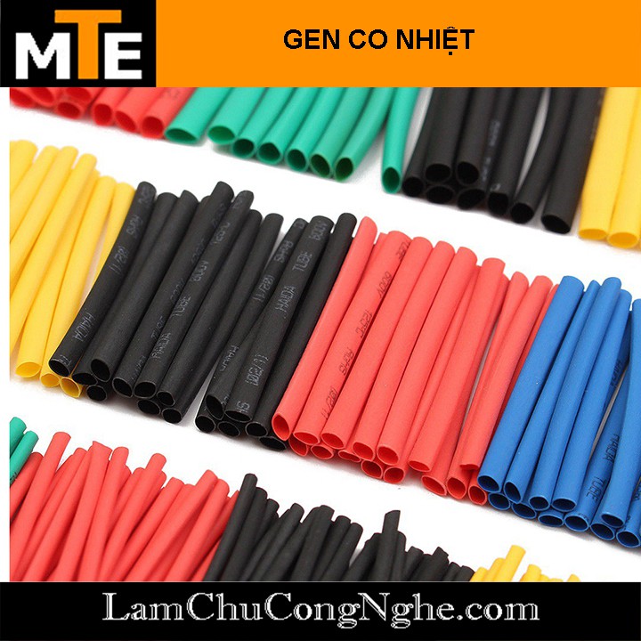 1 mét ống gen co nhiệt cách điện Phi 1, 2, 3, 4, 5, 6