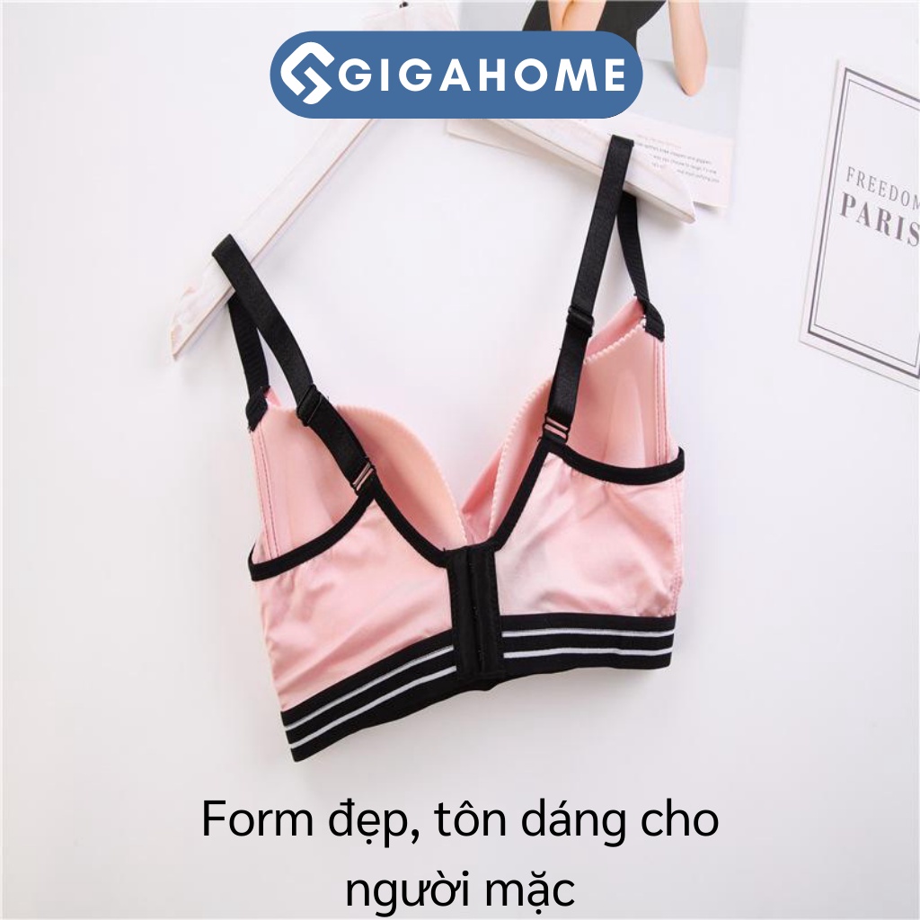 Áo Bra Thể Thao Nữ GIGAHOME Tập Gym, Yoga Có Mút Ngực, Thấm Hút Mồ Hôi Nhanh 7758