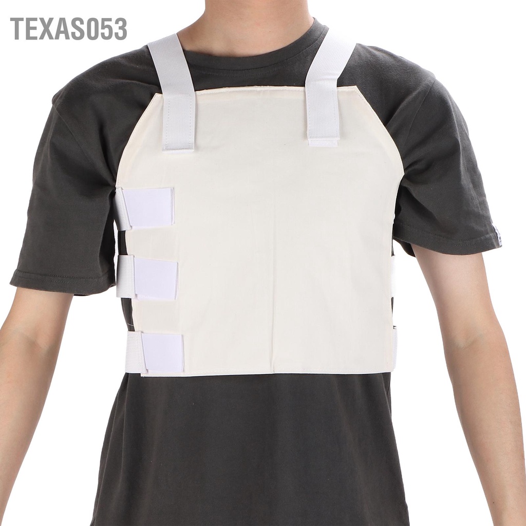 Texas053 Xương ức và Thorax Hỗ trợ Nẹp ngực Thở cho Căng cơ Liên sườn