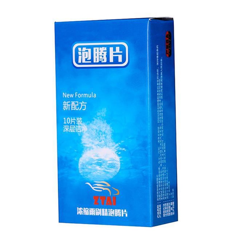 Hộp 10 Viên Sủi Rửa Kính Xe Ô Tô Siêu Sạch, Vệ Sinh Làm Sạch Kính, Gương Xe. 1 Viên Pha Được 4L Nước