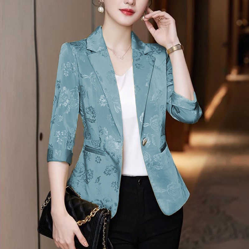 Áo Khoác Vest Tay Lửng 3 Họa Tiết In Phong Cách Hàn Quốc Thời Trang Xuân Thu Mới Cho Nữ