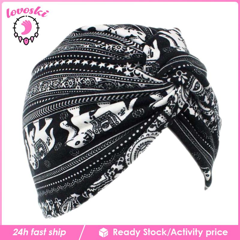 Khăn Turban Cotton Quấn Đầu Chống Rụng Tóc Cho Nữ