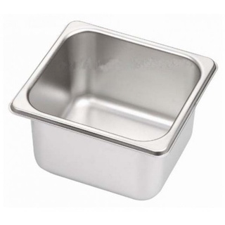 Khay đựng topping inox 1/6 có nắp