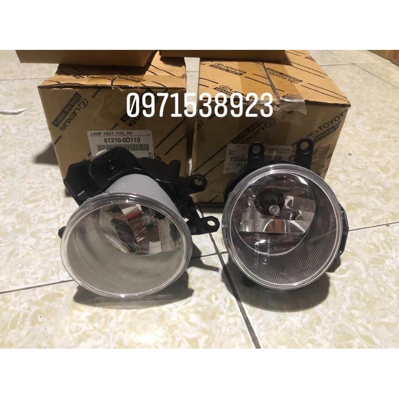 Đèn gầm toyota camry, innova, vios, yaris, corolla altis, fortuner xịn chính hãng toyota 81210-0d110 81220-0d110