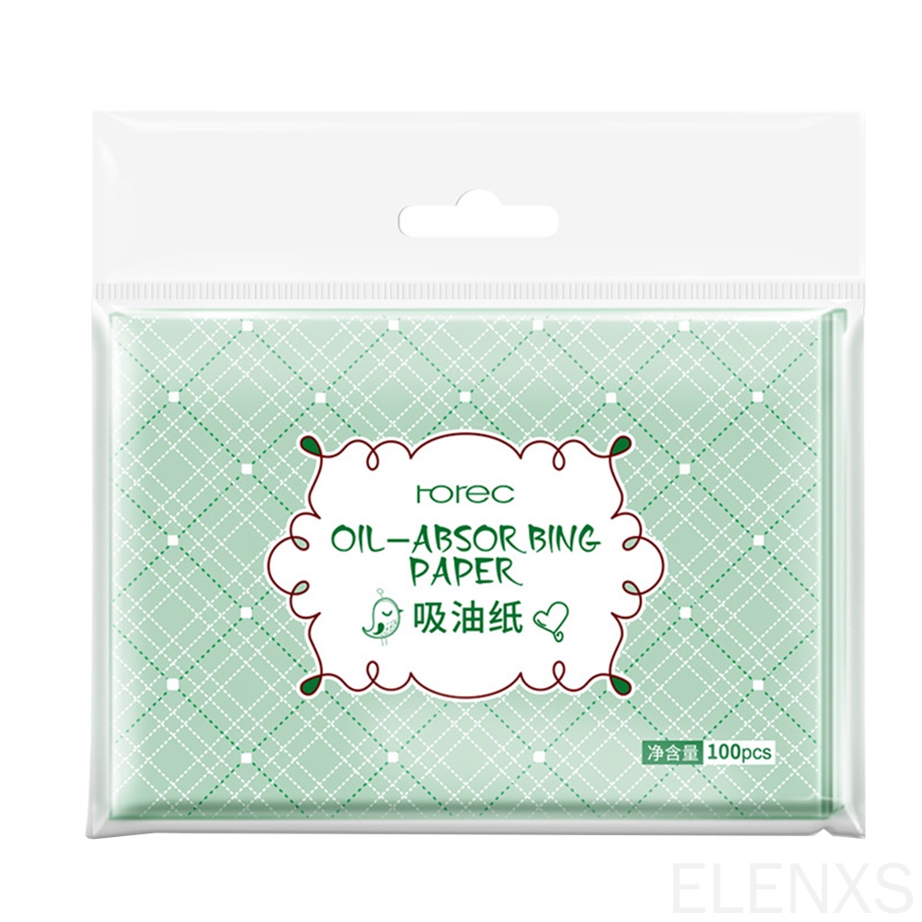 [Hàng mới về] Set 100 giấy thấm dầu chiết xuất thực vật chăm sóc da mặt