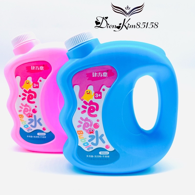 500ml xà phòng bắn bong bóng pha sẵn cho máy bắn bong bóng