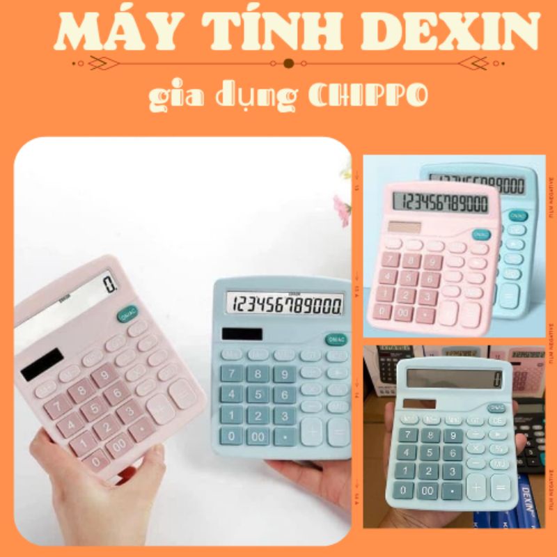 Máy tính Dexin giúp tính toán nhanh , tiện lợi