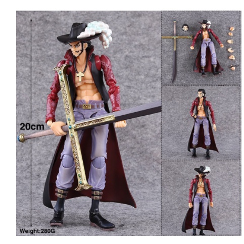 Mô Hình Nhân Vật Anh Hùng ONE PIECE Bằng PVC DIY