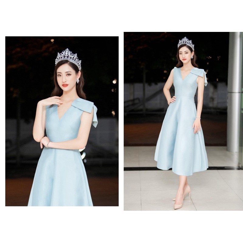 Đầm xanh Lanejt size M