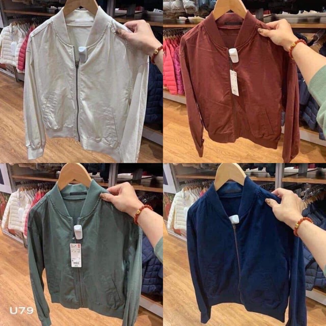 Áo bomber nữ
