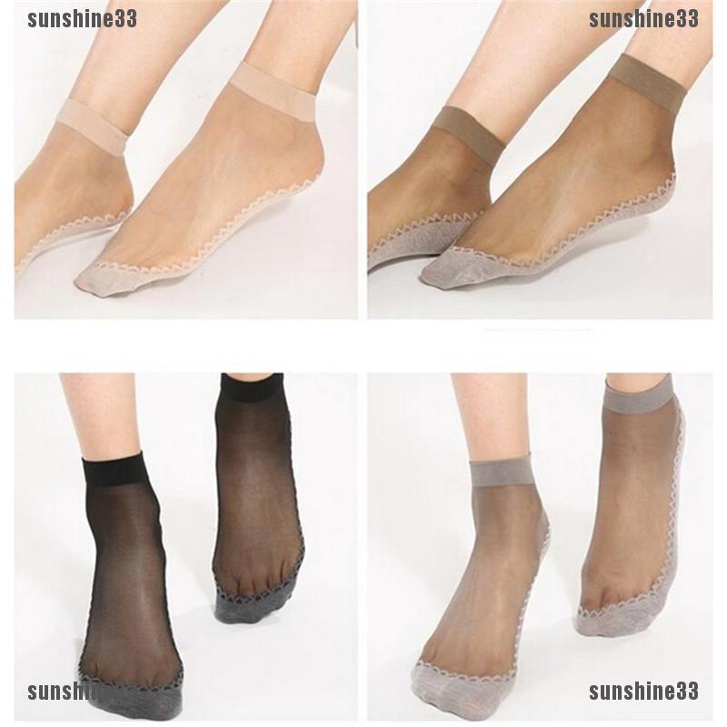 Set 5 đôi tất nữ mềm mại, chống trượt