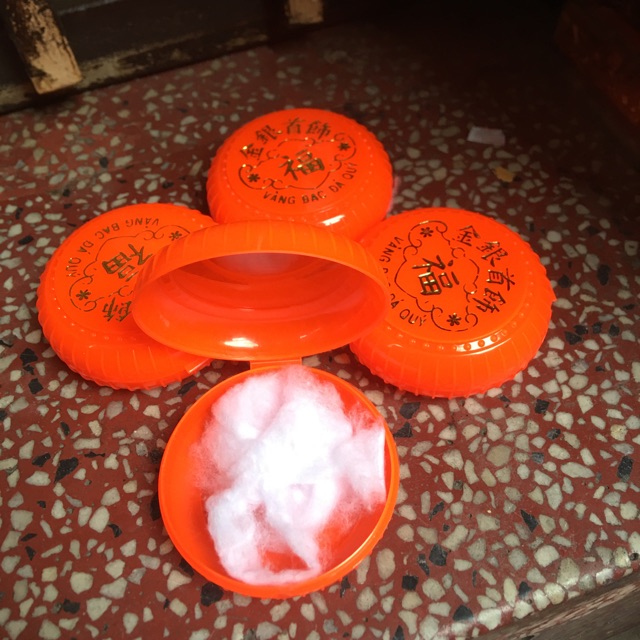 Sỉ 100 hộp nhưạ size 6,5cm, nhựa Vạn Tiến có bông đựng giá siêu rẻ (hàng có sẵn)