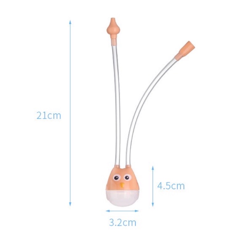 Dụng cụ hút mũi silicone cho bé hình cú mèo dễ thương