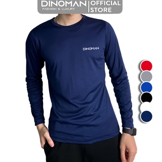 Áo Giữ Nhiệt Dài Tay DINOMAN Chất Liệu Vải Thun Co Giãn 4 Chiều Mặc Dễ Chịu Giữ Nhiệt Tốt