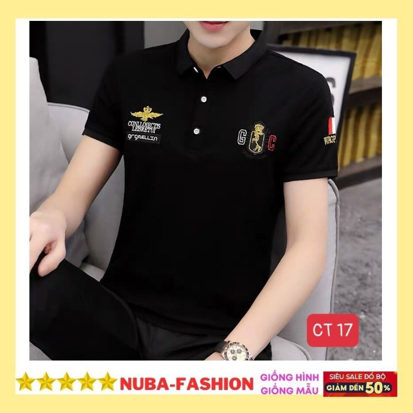 Áo thun nam polo cổ bẻ mẫu mới đẹp giá rẻ,áo phông TCS 13