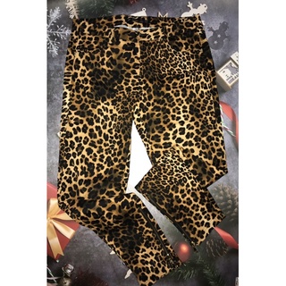 👖Quần ống đứng da beo khoá ống👖