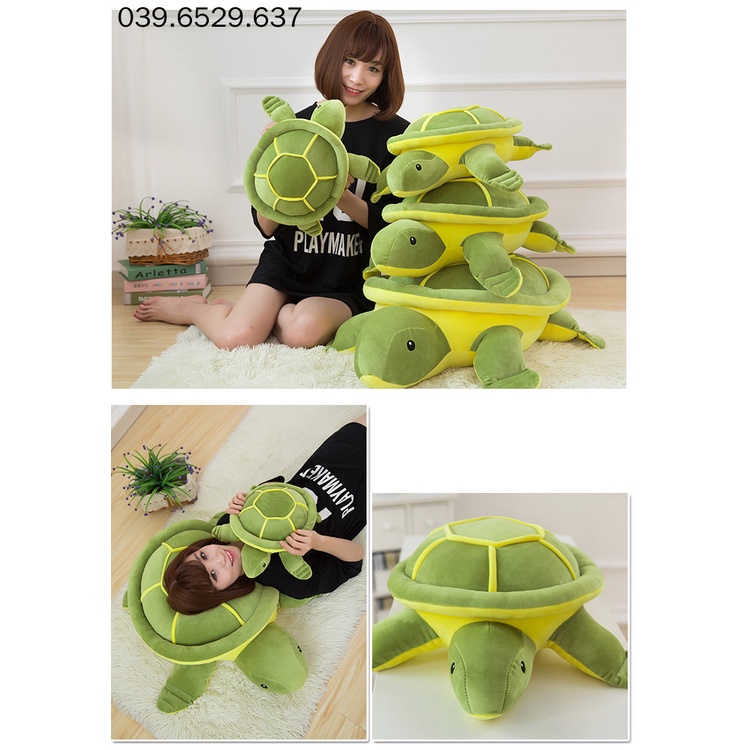 Gấu bông teddy bear hình con rùa, rùa bông màu xanh gấu bông cao cấp Nằm sấp đọc sách Con gái Quà tặng sinh nhật ngày lễ
