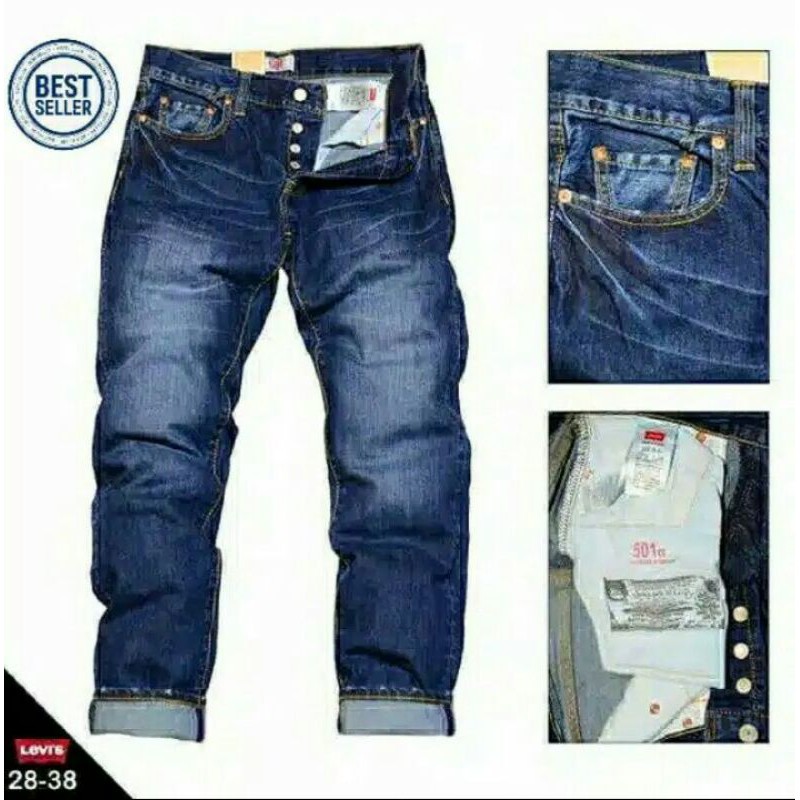 Quần Jean Dài Chính Hãng Levis 501-promo Cho Nam