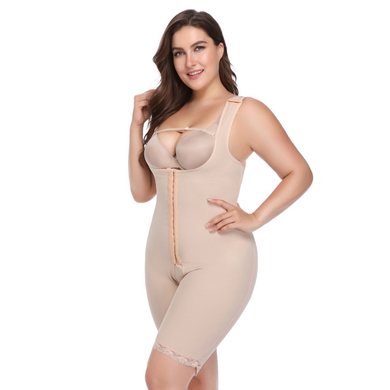 Youyo Bộ Áo Liền Quần Eo Cao Hở Mông Định Hình Cơ Thể Kiểm Soát Dầu Cho Nữ